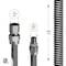 Flextron Gas Line Hose 3/8'' O.D. x 72'' Length 1/2" x 3/8" FIP Fittings, Stainless Steel Flexible Connector FTGC-SS14-72E - alternate 3